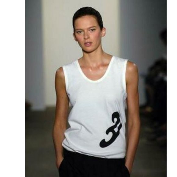 Narciso Rodriguez Tops - Narciso Rodriguez White Cotton Tank Top 44